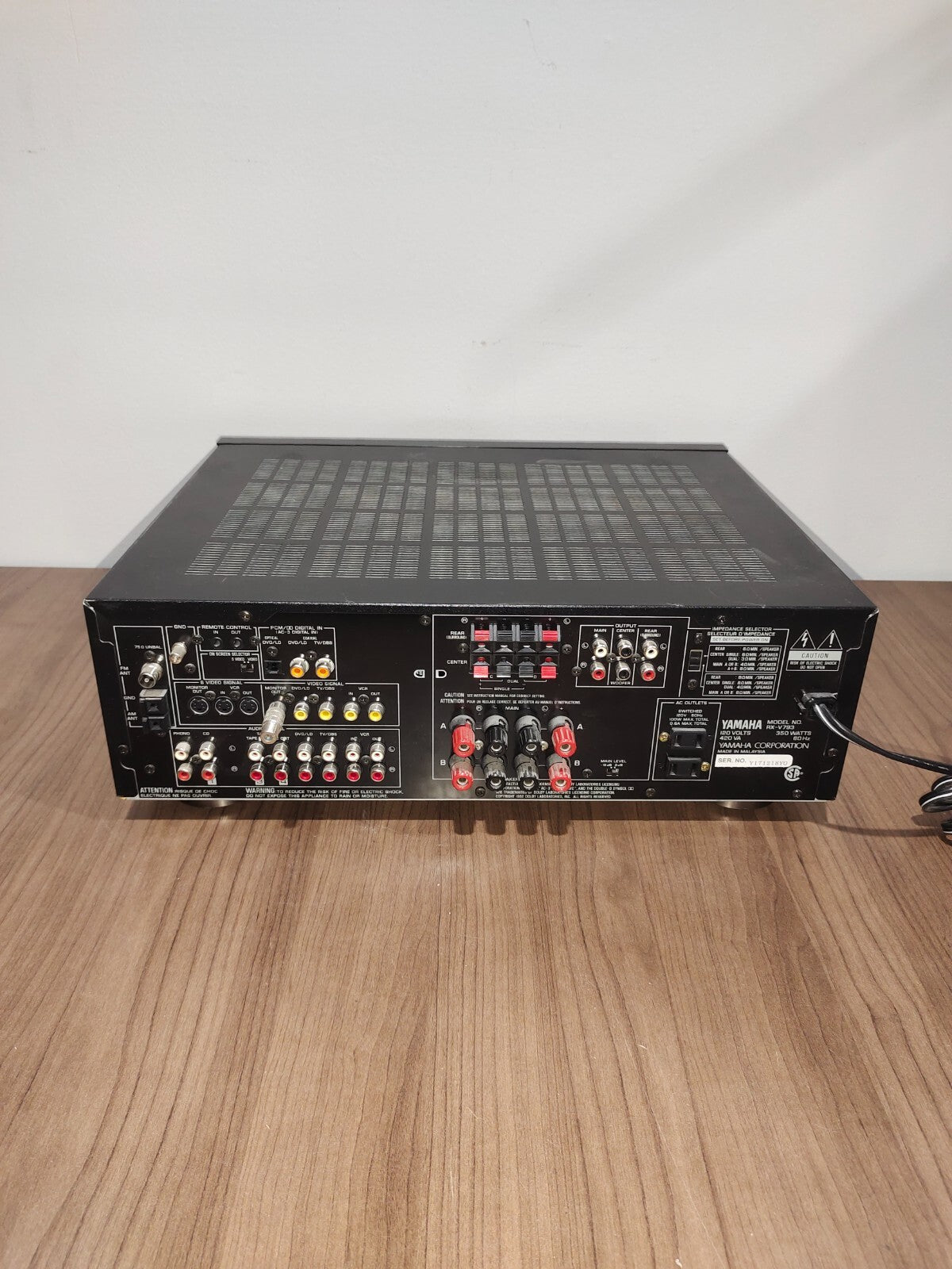 Yamaha RX-V793 Receiver HiFi Stereo Vintage 5.1 Channel Home Theater Phono Audio
