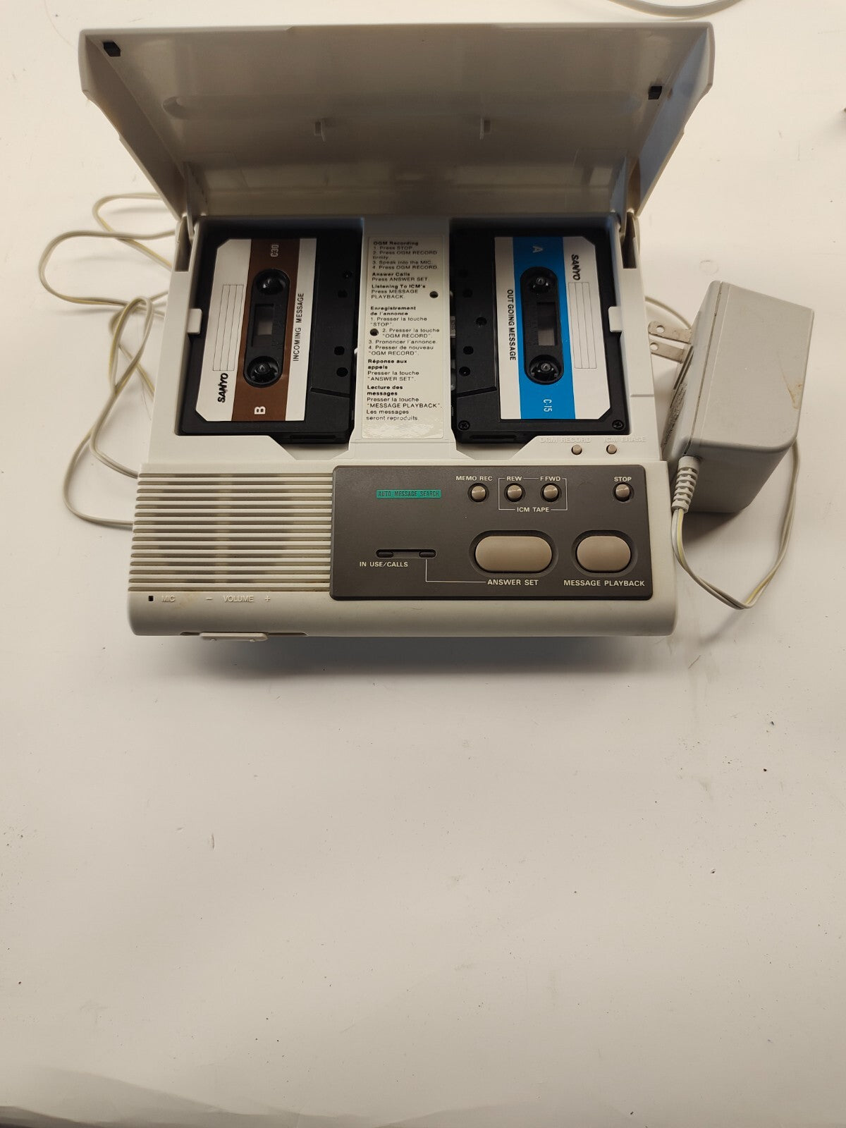 Sanyo TAS345 Telephone Answering System
