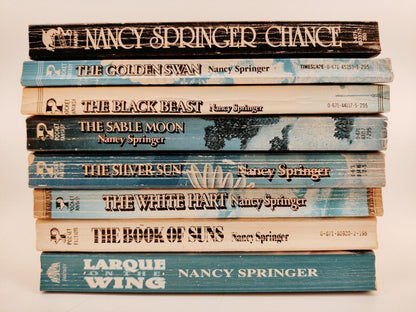 Nancy Springer Lot of 8 PB Books Vintage 1970s-1990s