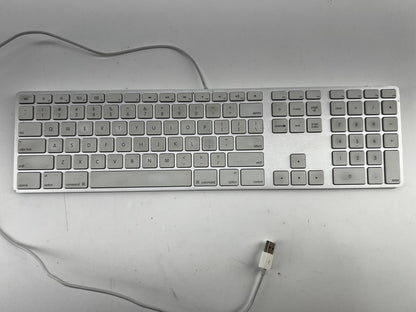 Apple A1243 - Wired Mac QWERTY - USB Keyboard - FOR PARTS OR REPAIR