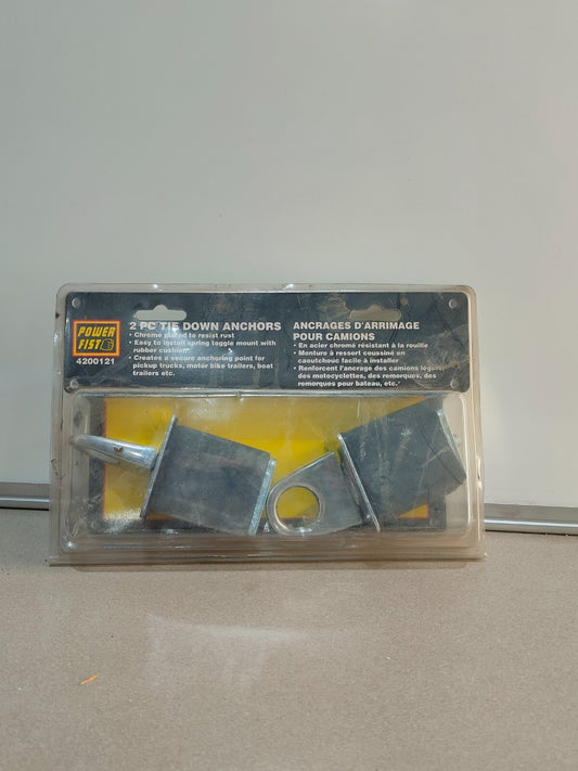 power fist 2 PC tie down anchors 4200121