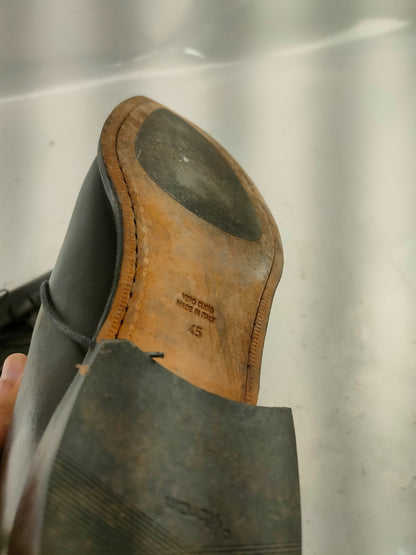 Calzoleria Toscana Made in Italy Men's Black Leather Dress Shoe