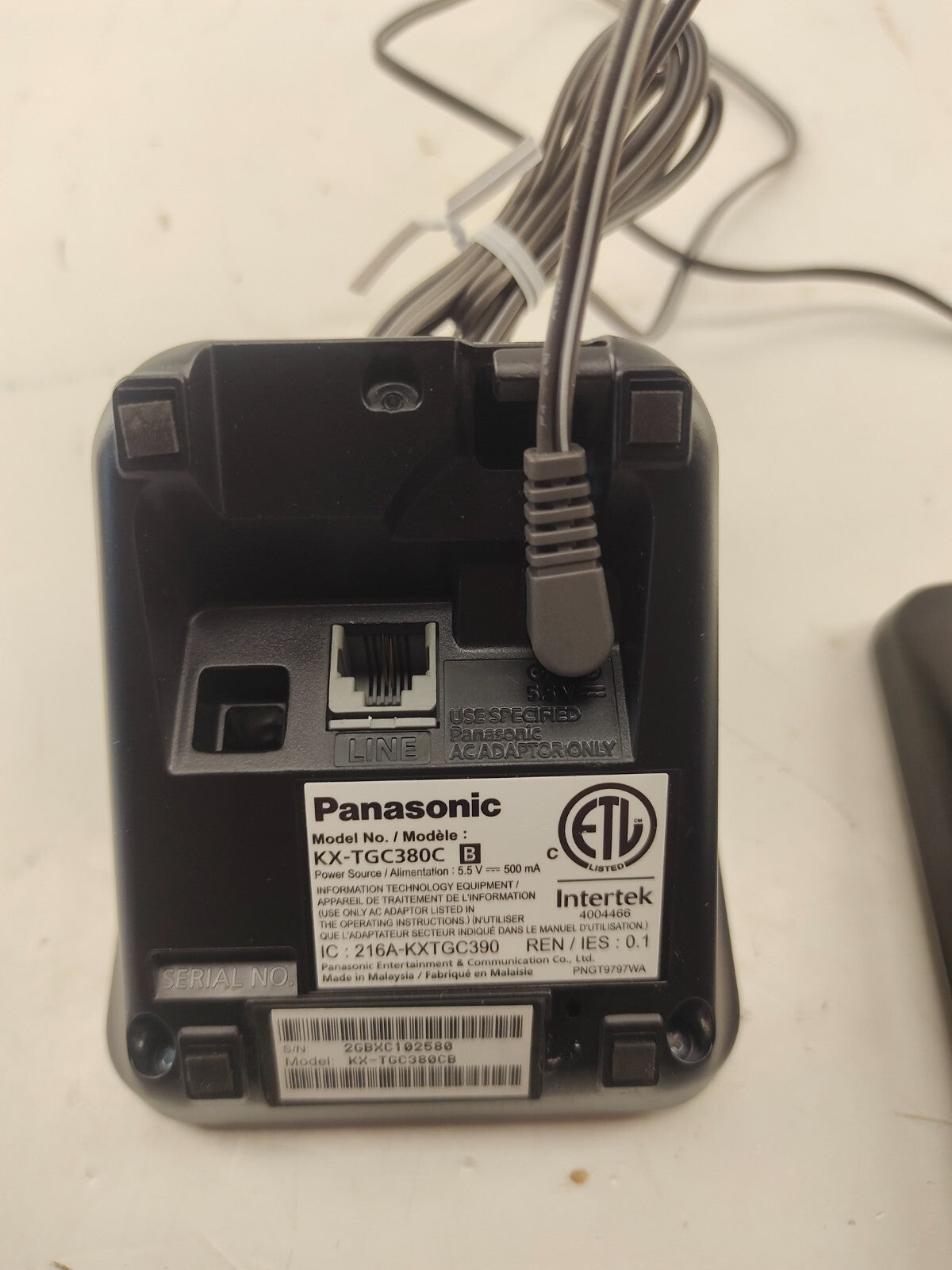 Panasonic KX-TGC380C Expandable Cordless Phone System