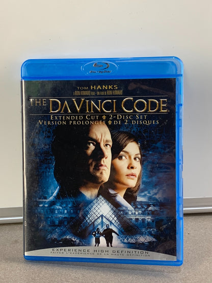 THE DA VINCI CODE (Blu-Ray, 2009) UNRATED EXTENDED CUT 2-DISC SET