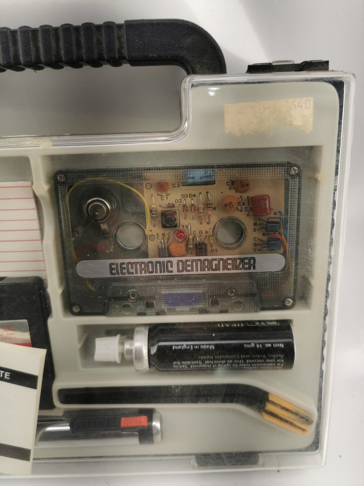 Bib Audio cassette care system