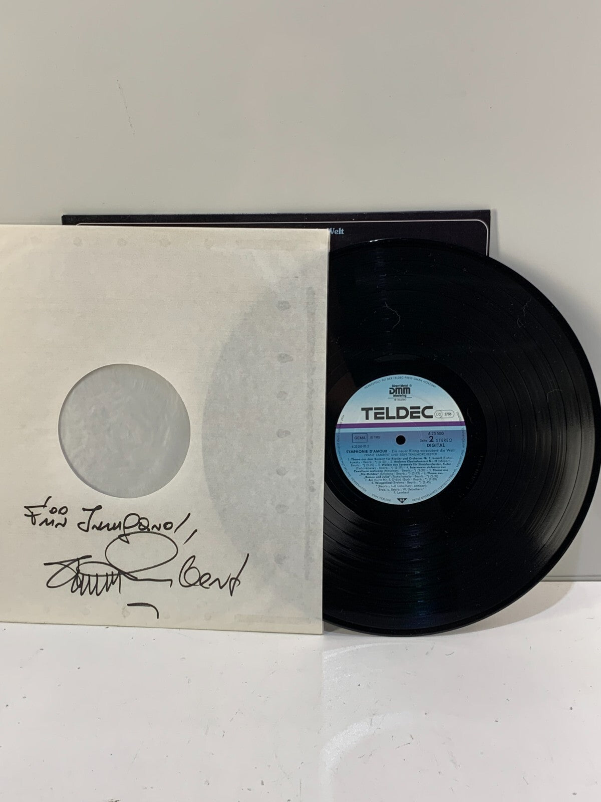 Franz Lambert Und Sein Traumorchester - Symphonie D Amour - Autographed