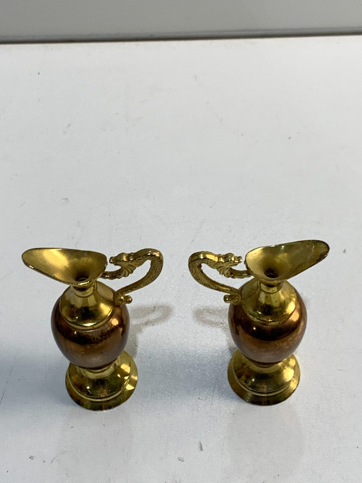 Antique Gilt Gold Dragon Handled Decorative Jugs Made in England