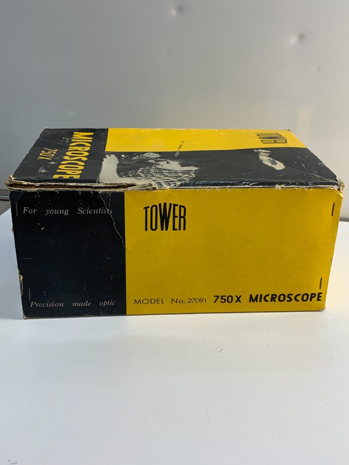 Vintage Tower model no. 27091 750x microscope For young scientist