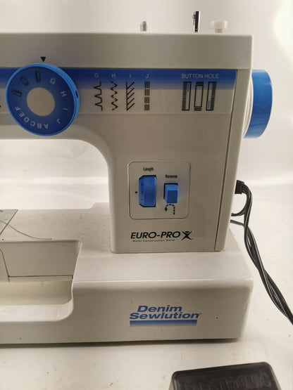 Euro-Pro X Solid Metal Construction Sewing Machine Model EP380