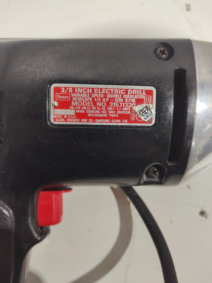 Craftsman 3/8 inch Drill Tool Only