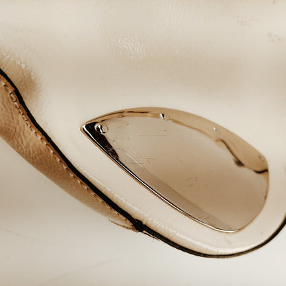 Guess White Cresent Y2K Shoulder Bag