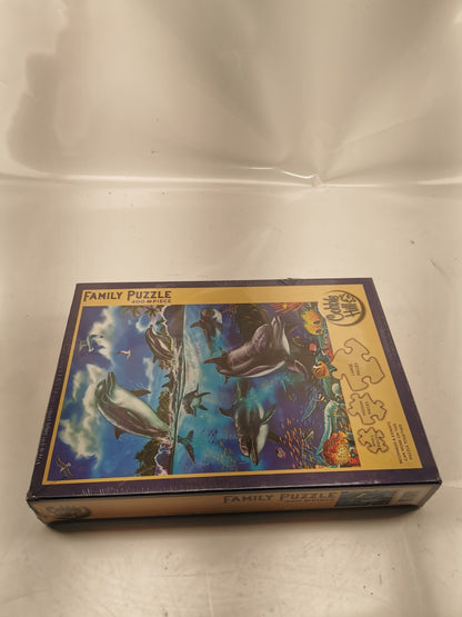 Cobble Hill Dolphin Treasure Family Puzzle 400 Piece