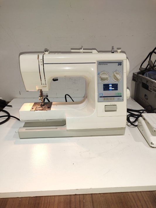 Vintage Kenmore 26 Sewing Machine Zig Zag Cam Slot & Pedal