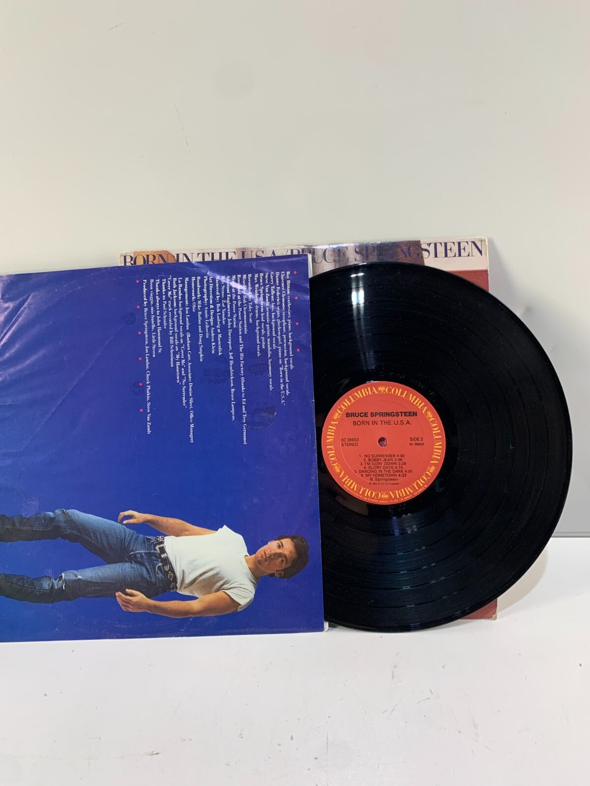 Vintage Bruce Springsteen - Born In The USA 1984 LP Vinyl BL-38653