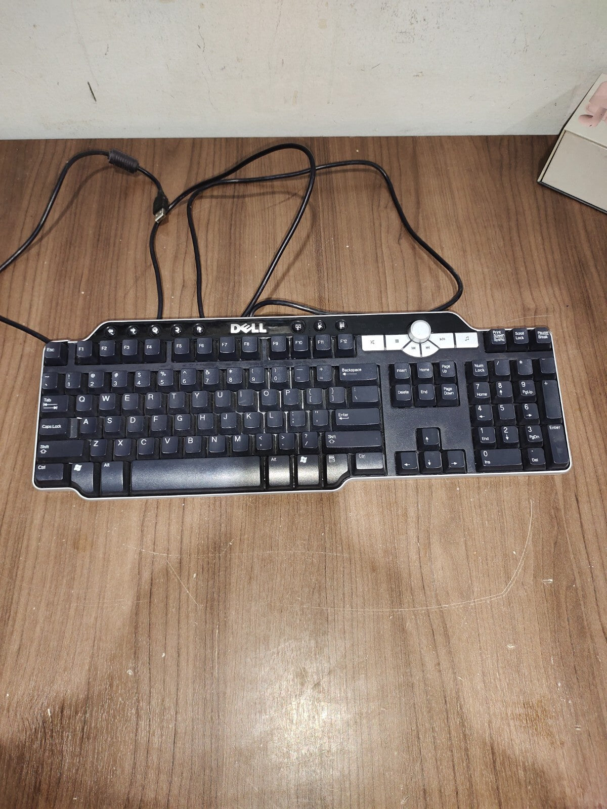 Dell SK-8135 Wired USB Computer Keyboard Black Multi-Media