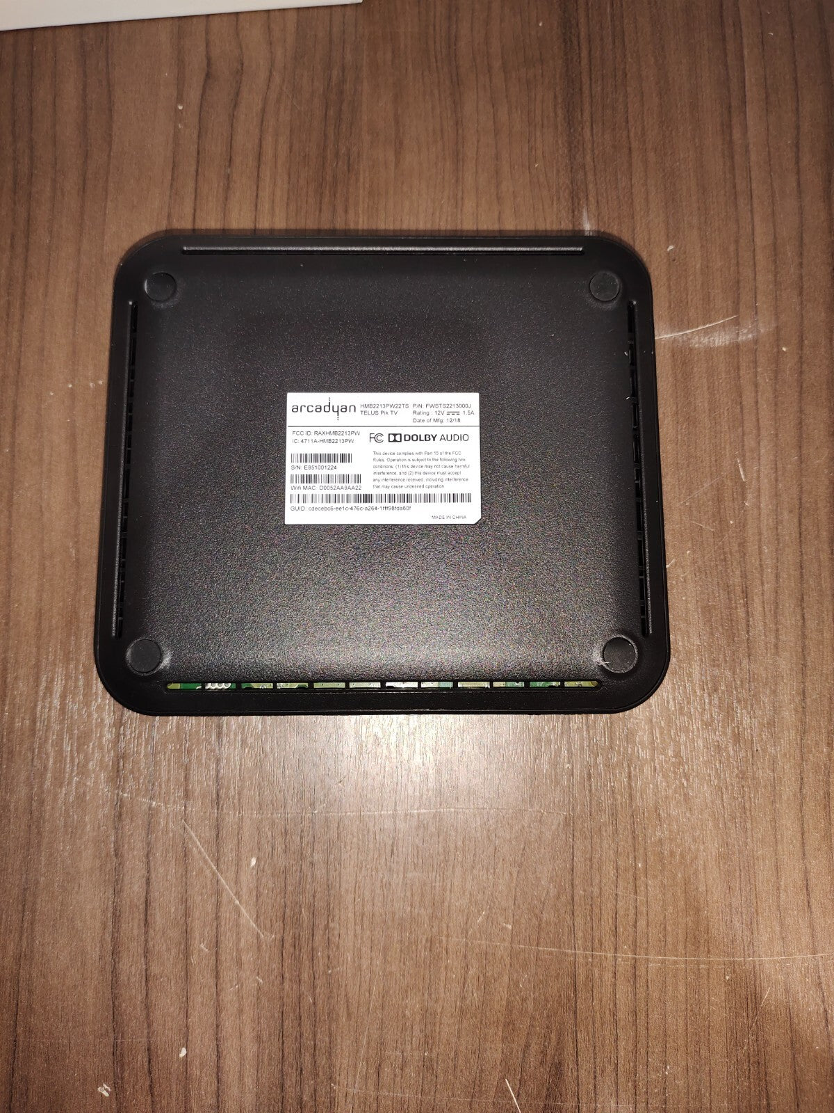 TELUS PikTV Media Box - Black