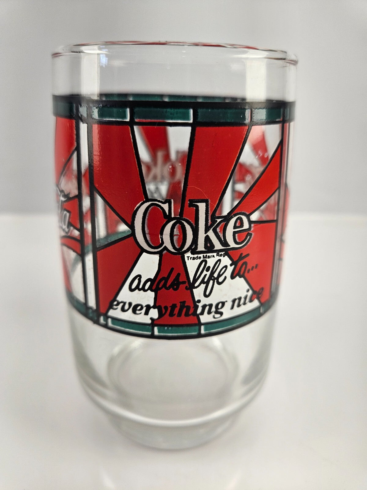 Enjoy Coca-Cola Coke - Adds Life To Everything Nice Glass 14 oz