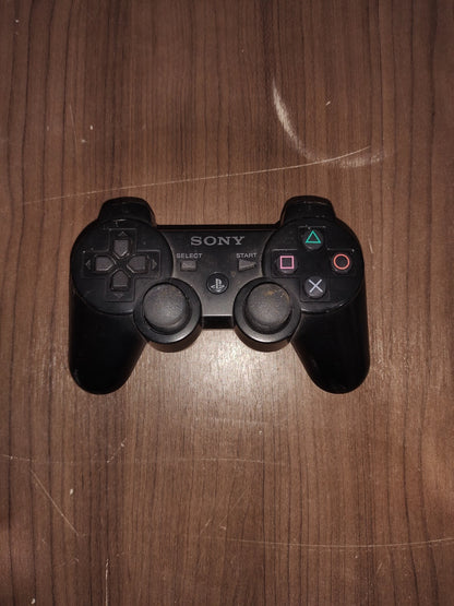 Sony Playstation 3 PS3 Genuine OEM Dualshock PS3 Black Controller - 3