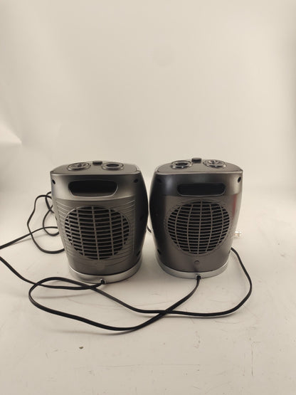 Royal Sovereign Compact Oscillating Ceramic Heater - HCE-160 - Set of 2