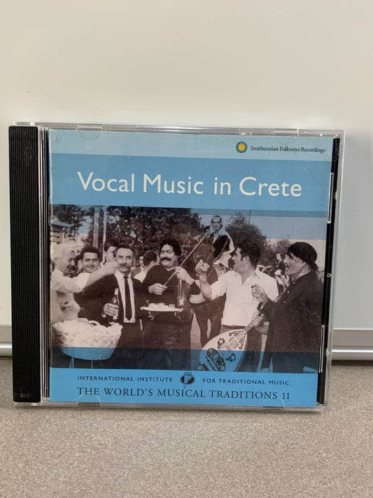 Vocal Music in Crete: the World's Musical Traditions, Vol. 2 by Various -CD,2000