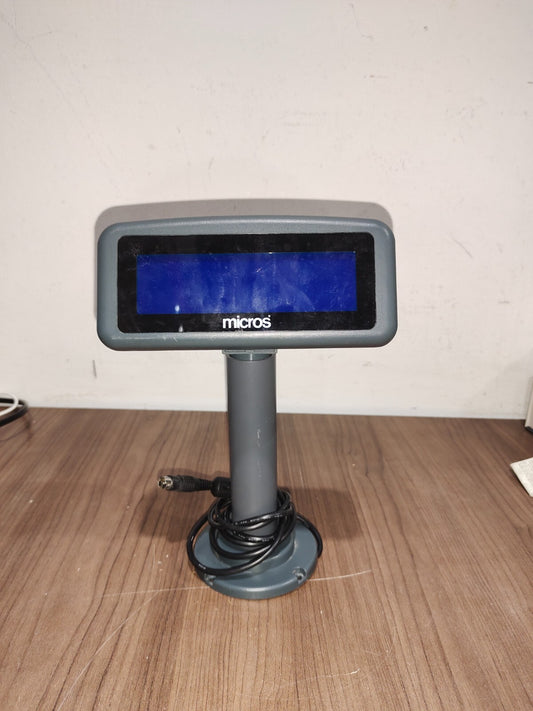 Micros Oracle POS Rear LCD Customer Pole Display Terminal