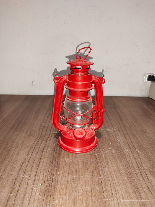 Vintage Anchor Brand 245 Kerosene Lantern - Red