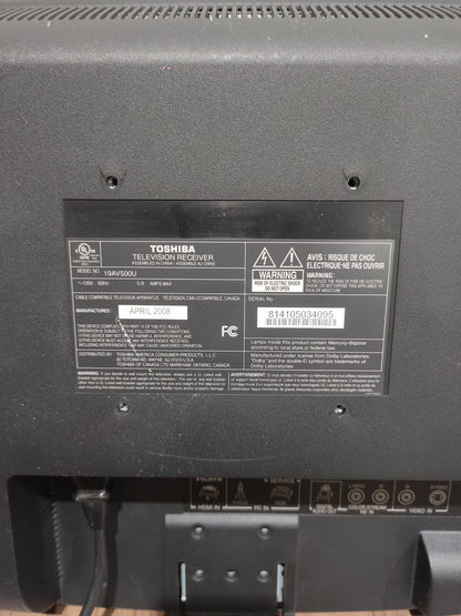 Toshiba 19AV500U 19" 720p Flatscreen LCD TV