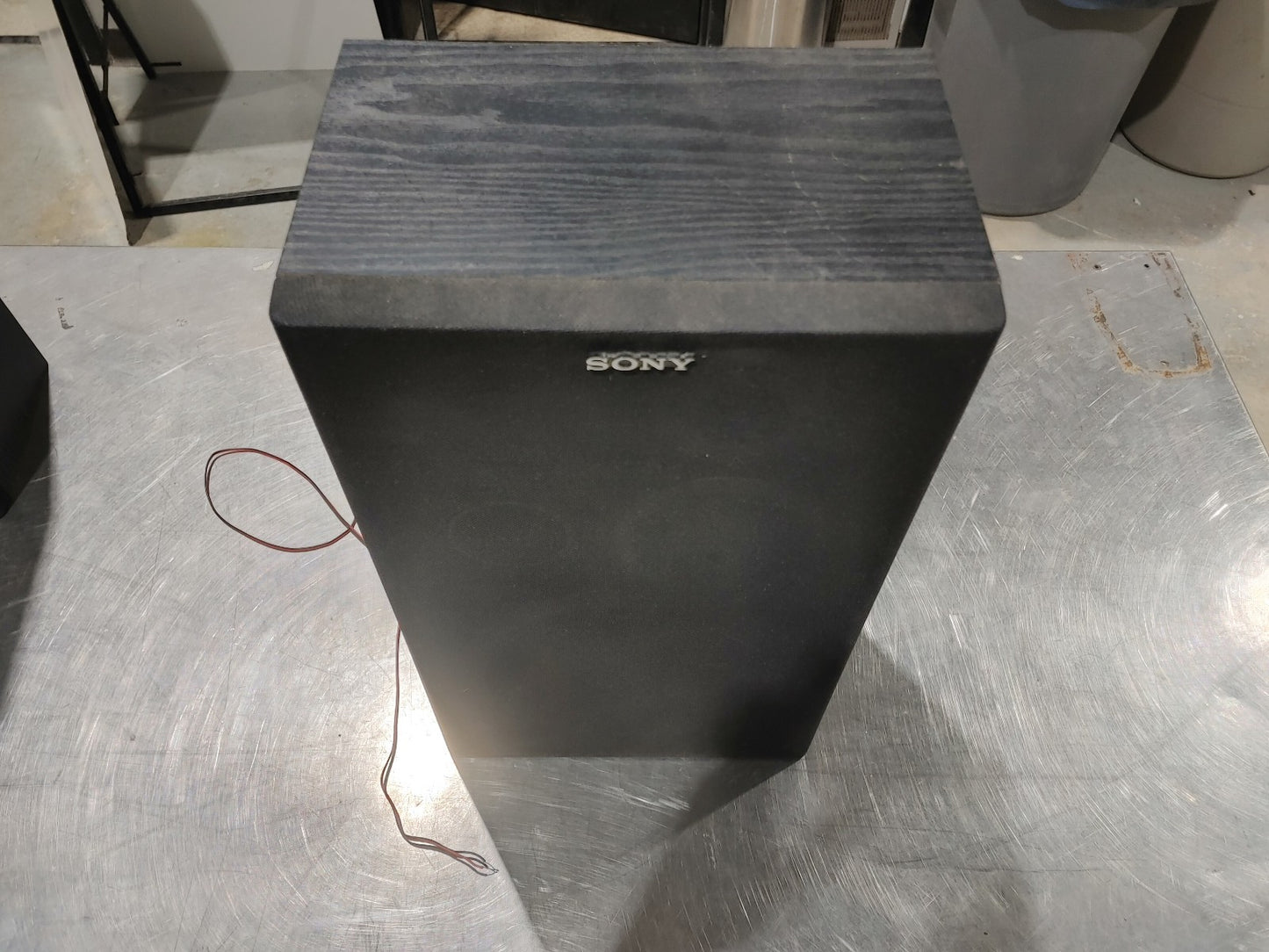 GOOD CONDITION LOT OF 2 SONY SS-D117 6Ohm Speakers Black Tested WORKING