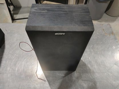 GOOD CONDITION LOT OF 2 SONY SS-D117 6Ohm Speakers Black Tested WORKING