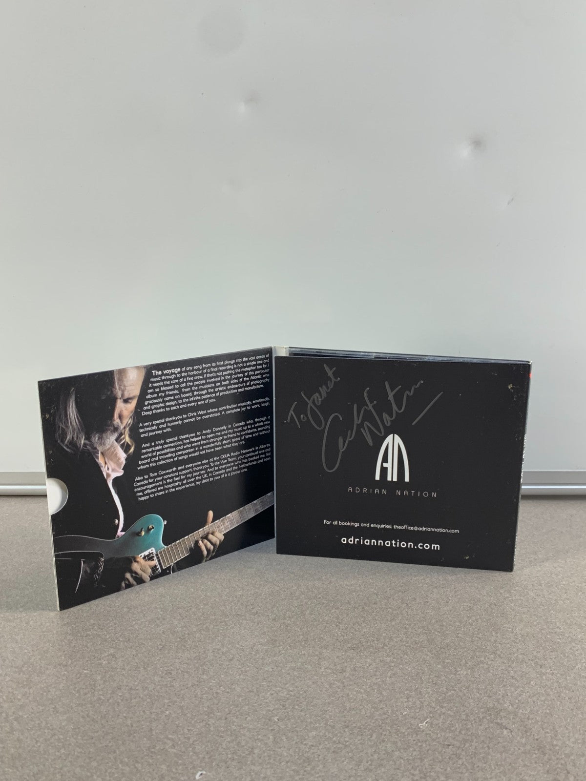Adrian Nation - Anarchy And Love (CD, 2017) SIGNED