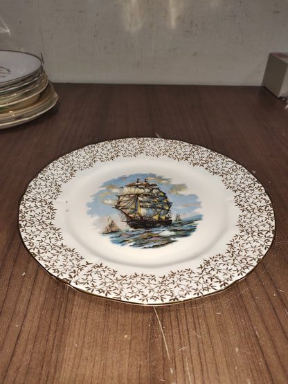 Vintage Adderley Glass Plate - Bone China - Made in England