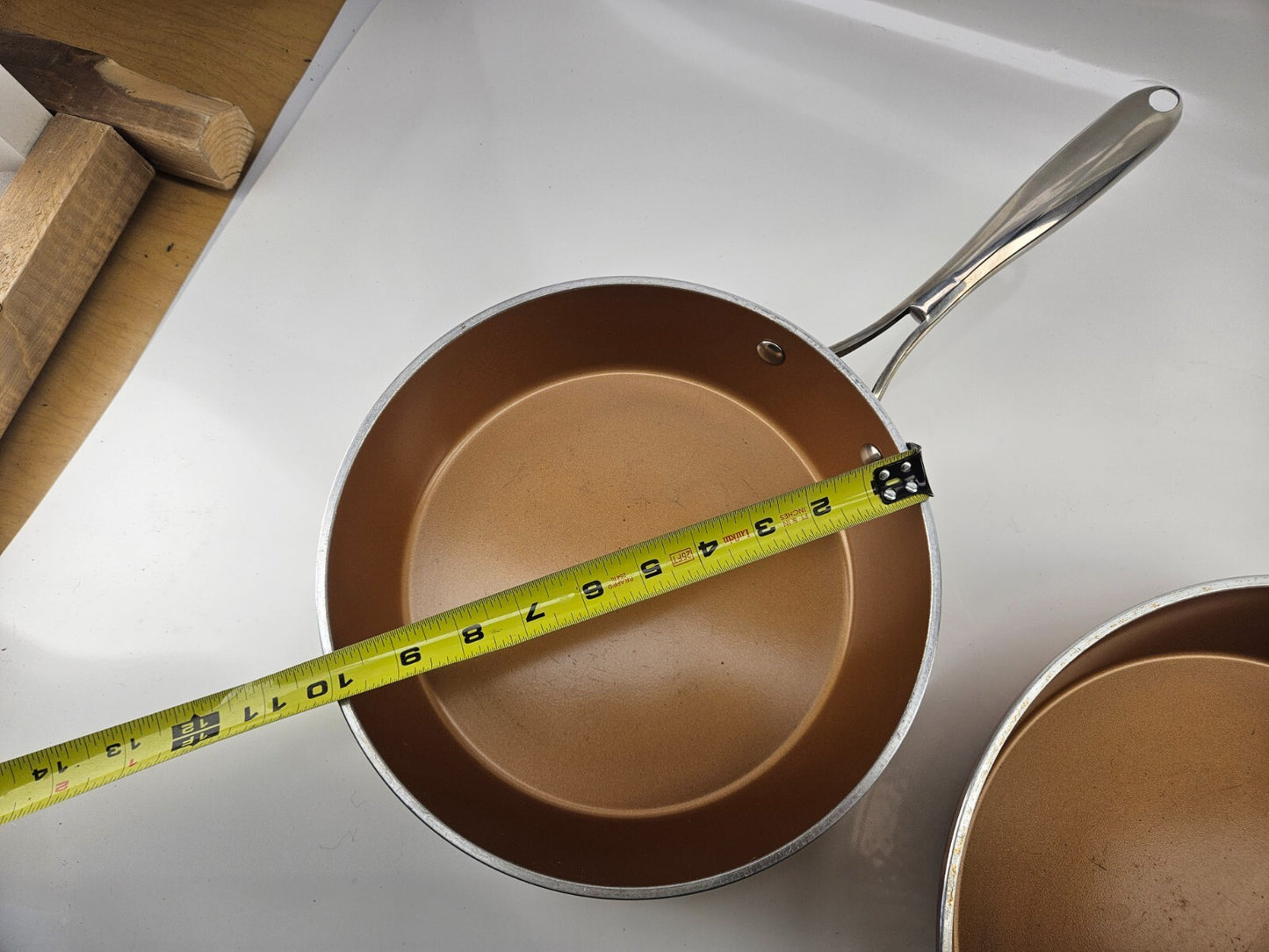 Gotham Steel Pro Hard Anodized Nonstick 2 Pack Fry Pan Set -  - 10'' & 12''