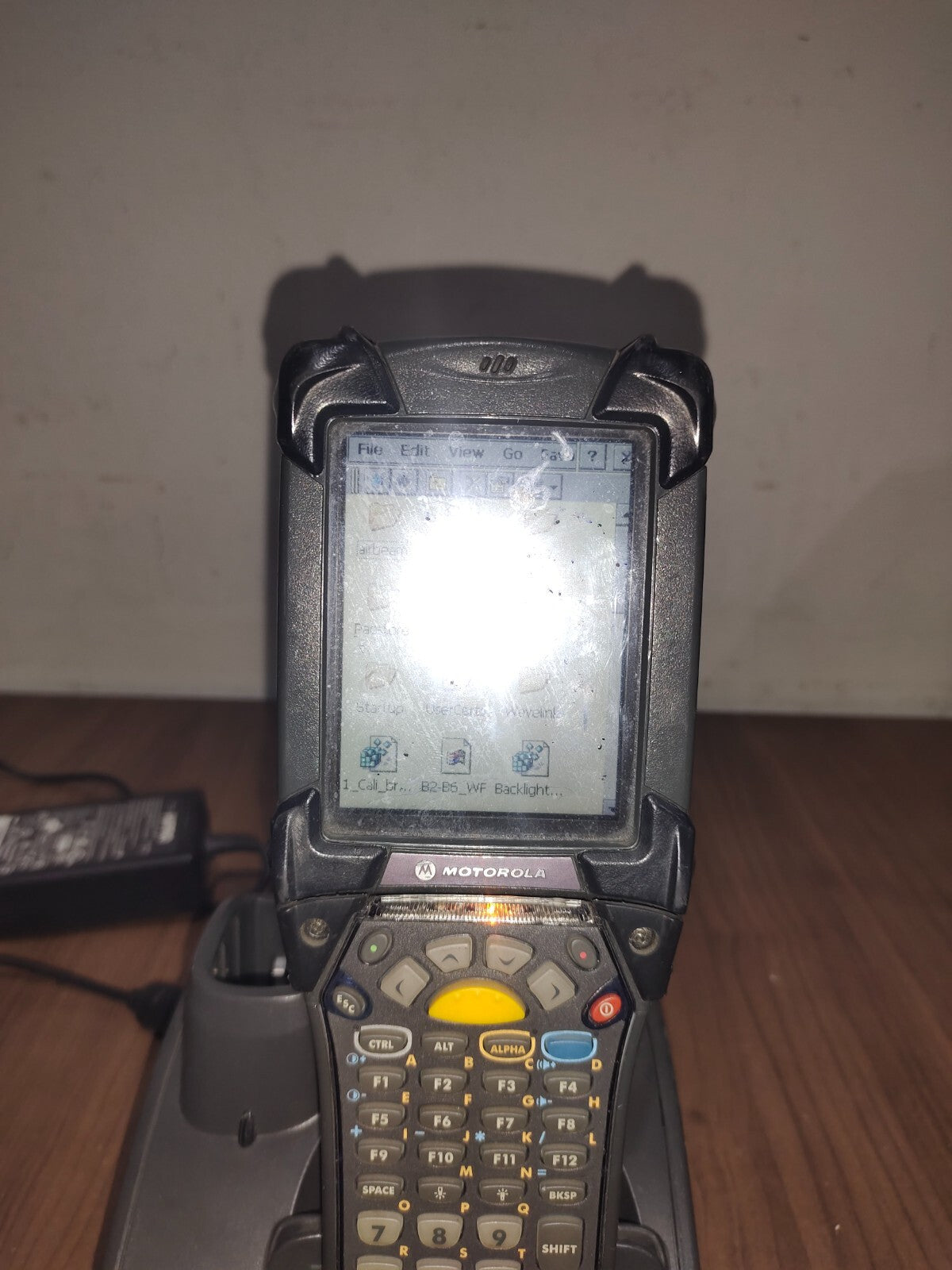 Symbol CRD9000-1001SR Charging Cradle & MC9190 Barcode Scanner