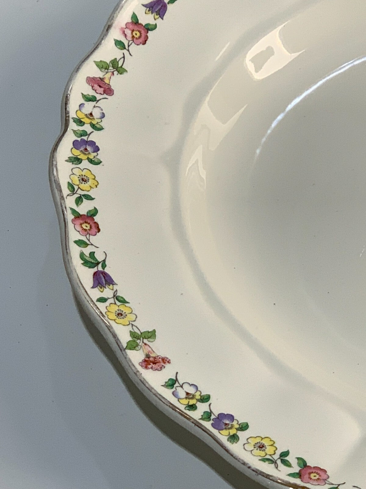 Grindley England Marlborough Royal Petal Greenway - 16" OVAL SERVING PLATTER
