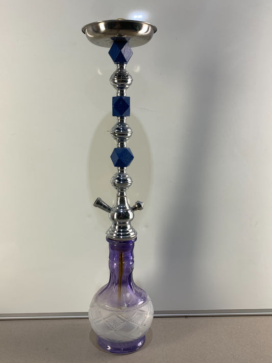 AGER Hookah BLUE HOOKAH SHISHA GLASS SMOKING PIPE