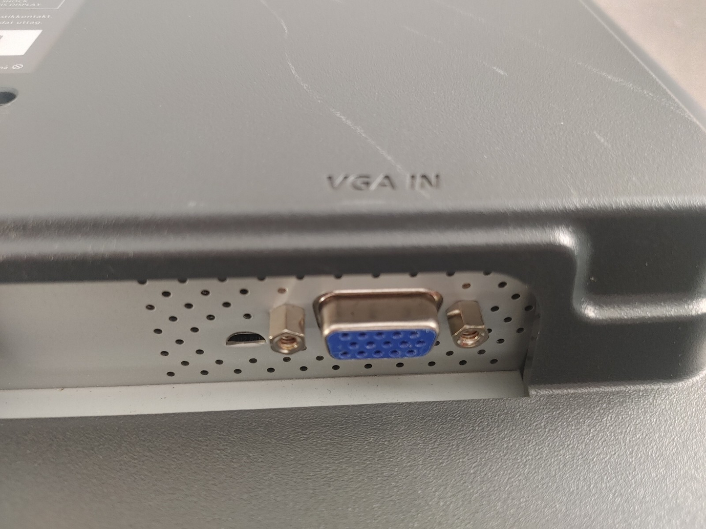 Acer AL1716 5:4 17inch LCD Monitor VGA Only Black Fair Condition