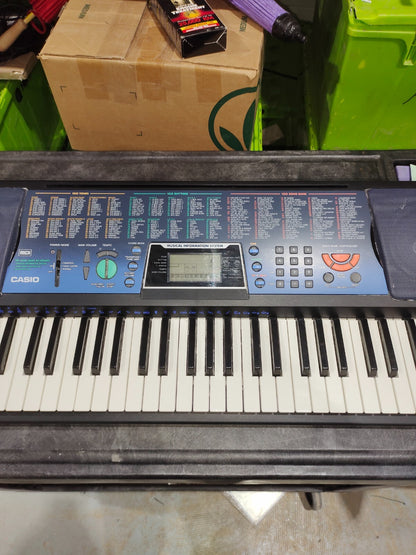 Casio CTK-519 Electronic Keyboard Synthesizer 100 tones rhythms songs midi