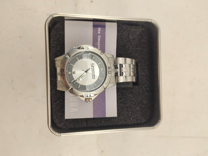 Matsuda Men’s Michelin Tires Watch Silver