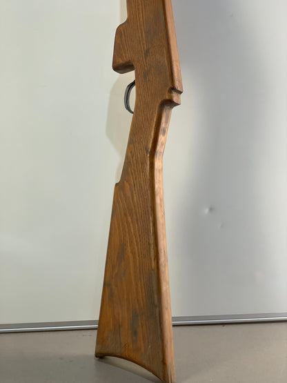 Vintage Wooden Rifle Prop Training Gun Theater Film Display Toy 47" Long