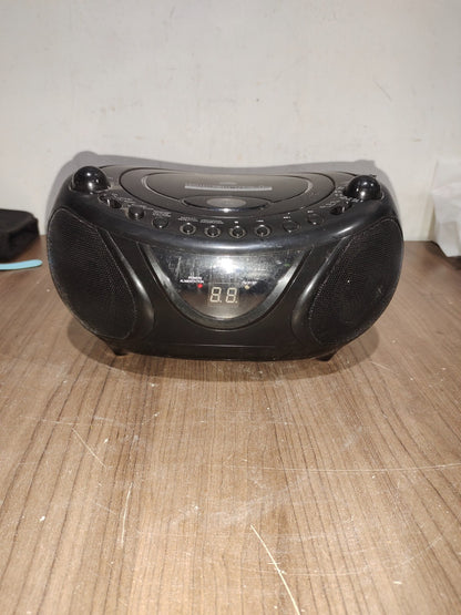 ONN CD Player Portable AM/FM Boom Box Model KS-858B