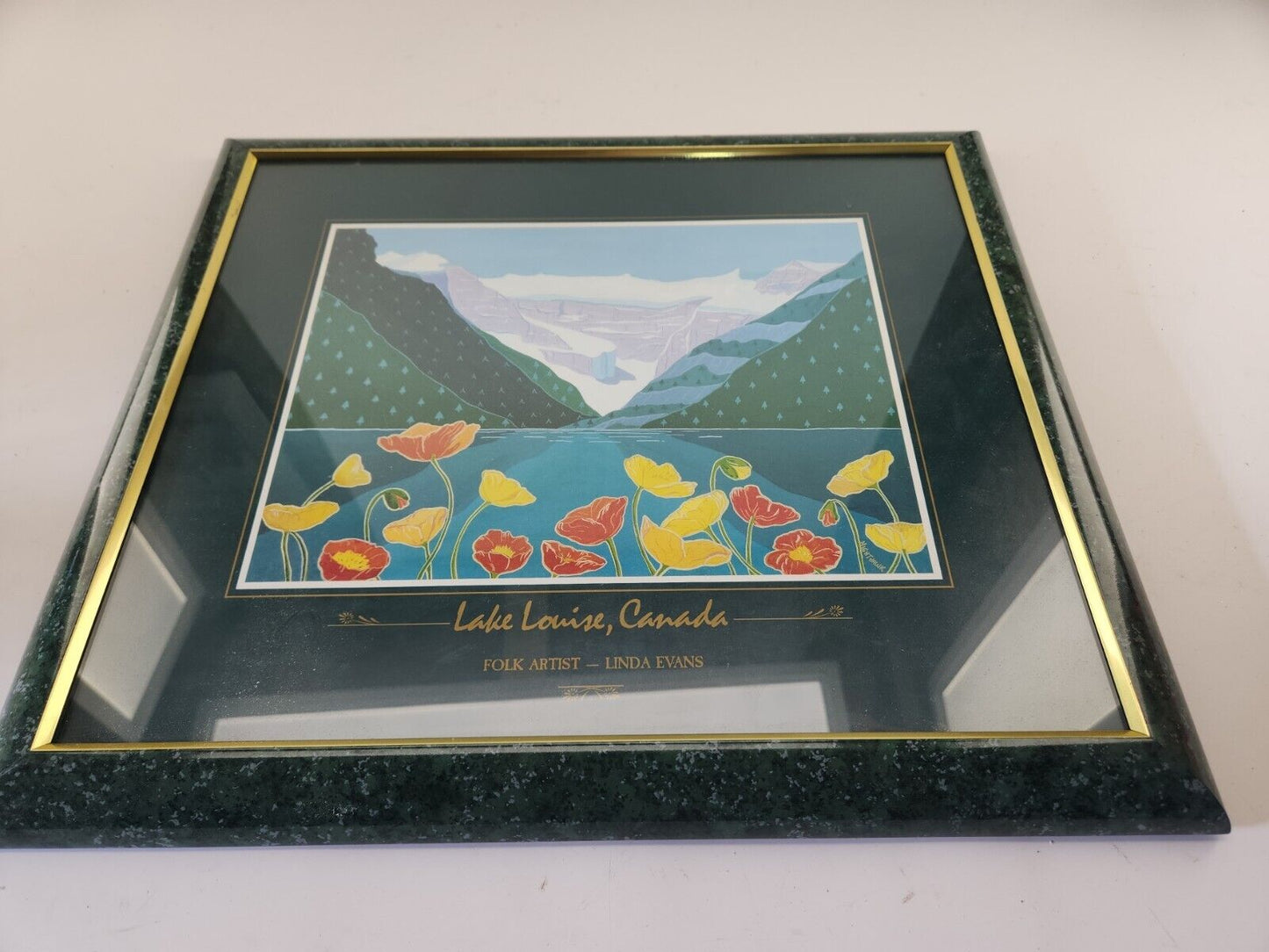 Lake Louise Painting by Linda Evans - Capturing Nature's Tranquil Beauty