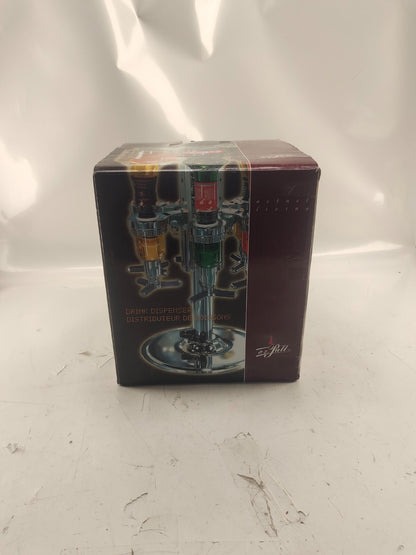 EZ-Pull - Revolving Alcohol Caddy - 6 Bottles - Liquor Holder Beverage Cocktail