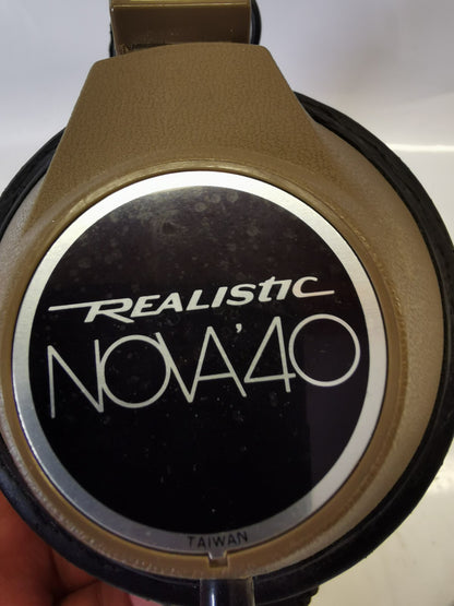 Vintage Realistic NOVA Headphones Tested