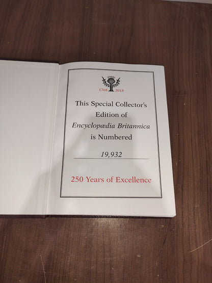 Britannica Encyclopedia Anniversary 1st Print Edition #19932Ultra Rare 1768-2018