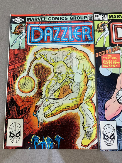 Dazzler #18 & #26 – Marvel Comics Lot of 2