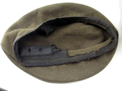 Green WW2 Era Beret - Vintage Military Style Headgear