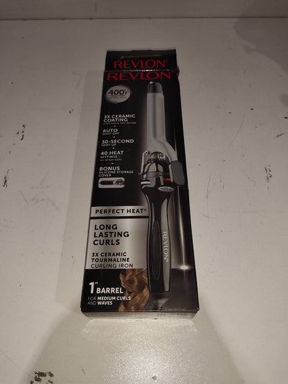 Revlon Perfect Heat Long Lasting Medium Curls Ceramic Curling Iron - RV051F