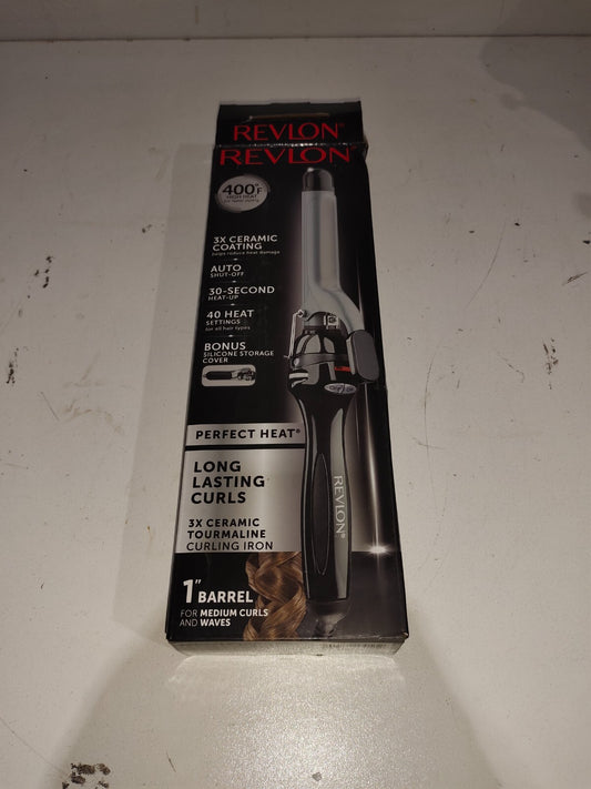 Revlon Perfect Heat Long Lasting Medium Curls Ceramic Curling Iron - RV051F