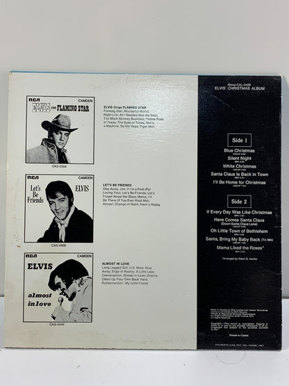 Elvis Presley Elvis' Christmas Album Mono CAL-2428 1970 Holiday Vinyl Record