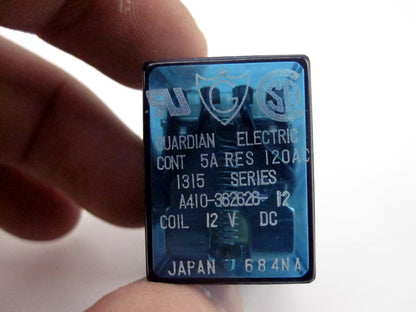 Guardian Electric A410-362626-12 5A Res 120AC 1315 Series Coil 12V 684NA